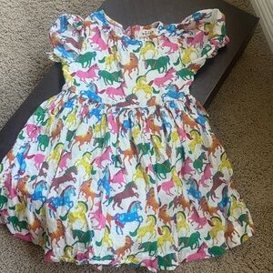Mini Boden Horse Print Dress